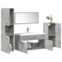 Set muebles de baño 5 piezas madera ingeniería gris hormigón by , Bathroom furniture - Ref: Foro24-3324878, Price: 322,17 €, ...