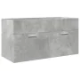 Juego muebles de baño 4 pzas madera contrachapada gris hormigón by , Bathroom furniture - Ref: Foro24-3324884, Price: 273,67 ...