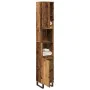 Armario de baño madera de ingeniería envejecida 30x30x190 cm de , Tocadores de baño - Ref: Foro24-857202, Precio: 102,03 €, D...