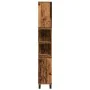 Armario de baño madera de ingeniería envejecida 30x30x190 cm de , Tocadores de baño - Ref: Foro24-857202, Precio: 102,03 €, D...
