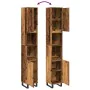 Armario de baño madera de ingeniería envejecida 30x30x190 cm de , Tocadores de baño - Ref: Foro24-857202, Precio: 102,03 €, D...
