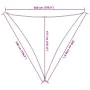 Toldo de vela rojo HDPE 160 g/m² 5x5x5 m by , Umbrellas - Ref: Foro24-311647, Price: 31,67 €, Discount: %