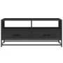 Mesa de centro madera de ingeniería y metal negro 100x50x45 cm by , Coffee table - Ref: Foro24-848784, Price: 100,58 €, Disco...