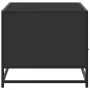 Mesa de centro madera de ingeniería y metal negro 100x50x45 cm by , Coffee table - Ref: Foro24-848784, Price: 100,58 €, Disco...