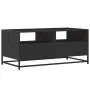 Mesa de centro madera de ingeniería y metal negro 100x50x45 cm by , Coffee table - Ref: Foro24-848784, Price: 100,58 €, Disco...
