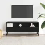 Mueble de TV madera de ingeniería y metal negro 100x34,5x40 cm von , TV-Möbel - Ref: Foro24-848814, Preis: 91,73 €, Rabatt: %