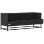 Mueble de TV madera de ingeniería y metal negro 100x34,5x40 cm von , TV-Möbel - Ref: Foro24-848814, Preis: 91,73 €, Rabatt: %