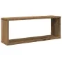 Estantes cubo de pared 2 uds madera roble artisan 60x15x23 cm by , Shelves and shelves - Ref: Foro24-856589, Price: 33,78 €, ...