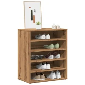 Mueble zapatero madera ingeniería roble artisan 60x35x70 cm by , Shoe racks and shoe organizers - Ref: Foro24-856701, Price: ...