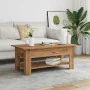 Mesa de centro madera ingeniería roble artesanal 102x55x42cm by , Coffee table - Ref: Foro24-856797, Price: 77,48 €, Discount: %
