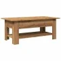 Mesa de centro madera ingeniería roble artesanal 102x55x42cm by , Coffee table - Ref: Foro24-856797, Price: 77,48 €, Discount: %
