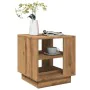 Mesa de centro madera de ingeniería roble artisan 40x40x43 cm by , Coffee table - Ref: Foro24-856805, Price: 38,48 €, Discoun...