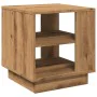 Mesa de centro madera de ingeniería roble artisan 40x40x43 cm by , Coffee table - Ref: Foro24-856805, Price: 38,48 €, Discoun...