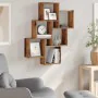 Estante cubo de pared madera ingeniería envejecida 78x15x93 cm by , Shelves and shelves - Ref: Foro24-856594, Price: 42,79 €,...