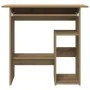Escritorio de madera de ingeniería roble artisan 80x45x74 cm von , Schreibtische - Ref: Foro24-855995, Preis: 74,57 €, Rabatt: %