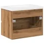 Mueble con lavabo integrado roble artisan by , bathroom vanities - Ref: Foro24-3328922, Price: 168,95 €, Discount: %