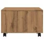 Mesa de centro madera de ingeniería roble artisan 60x60x38 cm by , Coffee table - Ref: Foro24-856549, Price: 71,10 €, Discoun...