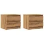 Mesitas de noche 2 uds madera ingeniería roble 50x40x43.5 cm von , Nachttische - Ref: Foro24-856521, Preis: 94,78 €, Rabatt: %