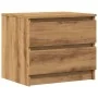 Mesitas de noche 2 uds madera ingeniería roble 50x40x43.5 cm von , Nachttische - Ref: Foro24-856521, Preis: 94,78 €, Rabatt: %