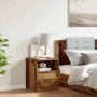 Mesita de noche madera de ingeniería envejecida 40x40x50 cm by , Nightstands - Ref: Foro24-856498, Price: 44,19 €, Discount: %