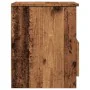 Mesita de noche madera de ingeniería envejecida 40x40x50 cm by , Nightstands - Ref: Foro24-856498, Price: 44,19 €, Discount: %