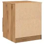 Mesita de noche madera de ingeniería roble artisan 40x40x50 cm de , Mesitas de noche - Ref: Foro24-856500, Precio: 45,68 €, D...