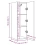 Muebles de TV 2 uds madera roble artisan 30,5x30x90 cm von , TV-Möbel - Ref: Foro24-856397, Preis: 101,83 €, Rabatt: %