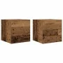 Muebles de pared para TV 2 uds madera envejecida 30,5x30x30 cm von , TV-Möbel - Ref: Foro24-856413, Preis: 48,97 €, Rabatt: %