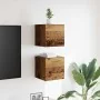 Muebles de pared para TV 2 uds madera envejecida 30,5x30x30 cm von , TV-Möbel - Ref: Foro24-856413, Preis: 48,97 €, Rabatt: %
