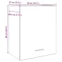 Armarios colgantes 2 uds madera roble artisan 50x31x60 cm von , Küchenschränke - Ref: Foro24-856114, Preis: 90,15 €, Rabatt: %