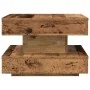 Mesa de centro giratoria 360 grados envejecida 50x50x34,5 cm by , Coffee table - Ref: Foro24-858477, Price: 60,42 €, Discount: %