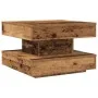 Mesa de centro giratoria 360 grados envejecida 50x50x34,5 cm by , Coffee table - Ref: Foro24-858477, Price: 60,42 €, Discount: %