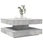 Mesa de centro giratoria 360 grados gris hormigón 70x70x34,5 cm by , Coffee table - Ref: Foro24-858482, Price: 77,13 €, Disco...
