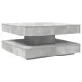 Mesa de centro giratoria 360 grados gris hormigón 70x70x34,5 cm by , Coffee table - Ref: Foro24-858482, Price: 77,13 €, Disco...