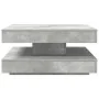 Mesa de centro giratoria 360 grados gris hormigón 70x70x34,5 cm by , Coffee table - Ref: Foro24-858482, Price: 77,13 €, Disco...