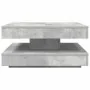 Mesa de centro giratoria 360 grados gris hormigón 70x70x34,5 cm by , Coffee table - Ref: Foro24-858482, Price: 77,13 €, Disco...