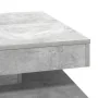 Mesa de centro giratoria 360 grados gris hormigón 70x70x34,5 cm by , Coffee table - Ref: Foro24-858482, Price: 77,13 €, Disco...