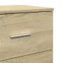 Mesitas de noche 2 uds con 2 cajones roble Sonoma 40x36x50 cm by , Nightstands - Ref: Foro24-858790, Price: 82,63 €, Discount: %