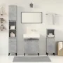 Set muebles de baño 2 piezas madera contrachapada gris hormigón by , Bathroom furniture - Ref: Foro24-3324948, Price: 162,48 ...