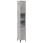 Set muebles de baño 2 piezas madera contrachapada gris hormigón by , Bathroom furniture - Ref: Foro24-3324948, Price: 162,48 ...