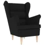 Sillón de tela negro 74x84x100 cm von , Sessel - Ref: Foro24-4016897, Preis: 167,95 €, Rabatt: %