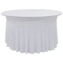 Fundas elásticas para mesa 2 uds con falda 120x74 cm blanco by , Covers - Ref: Foro24-133581, Price: 33,63 €, Discount: %