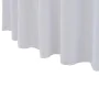Fundas elásticas para mesa 2 uds con falda 120x74 cm blanco by , Covers - Ref: Foro24-133581, Price: 33,63 €, Discount: %