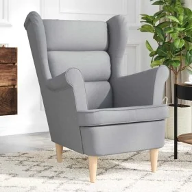Sillón de tela gris claro 74x84x100 cm von , Sessel - Ref: Foro24-4016895, Preis: 221,37 €, Rabatt: %