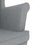 Sillón de tela gris claro 74x84x100 cm by , Armchairs - Ref: Foro24-4016895, Price: 221,37 €, Discount: %