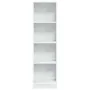 Estantería madera de ingeniería blanco brillo 40x24x143 cm by , Bookcases and shelves - Ref: Foro24-858304, Price: 66,28 €, D...