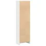 Estantería madera de ingeniería blanco brillo 40x24x143 cm by , Bookcases and shelves - Ref: Foro24-858304, Price: 66,28 €, D...