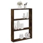 Estante de pared madera ingeniería roble ahumado 43x9x60 cm von , Regale und Regale - Ref: Foro24-860053, Preis: 27,91 €, Rab...