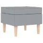 Sillón con reposapiés tela gris claro by , Armchairs - Ref: Foro24-3307989, Price: 296,04 €, Discount: %