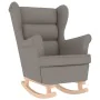 Silla mecedora de tela taupe 74x90x102 cm von , Sessel - Ref: Foro24-4016925, Preis: 175,81 €, Rabatt: %